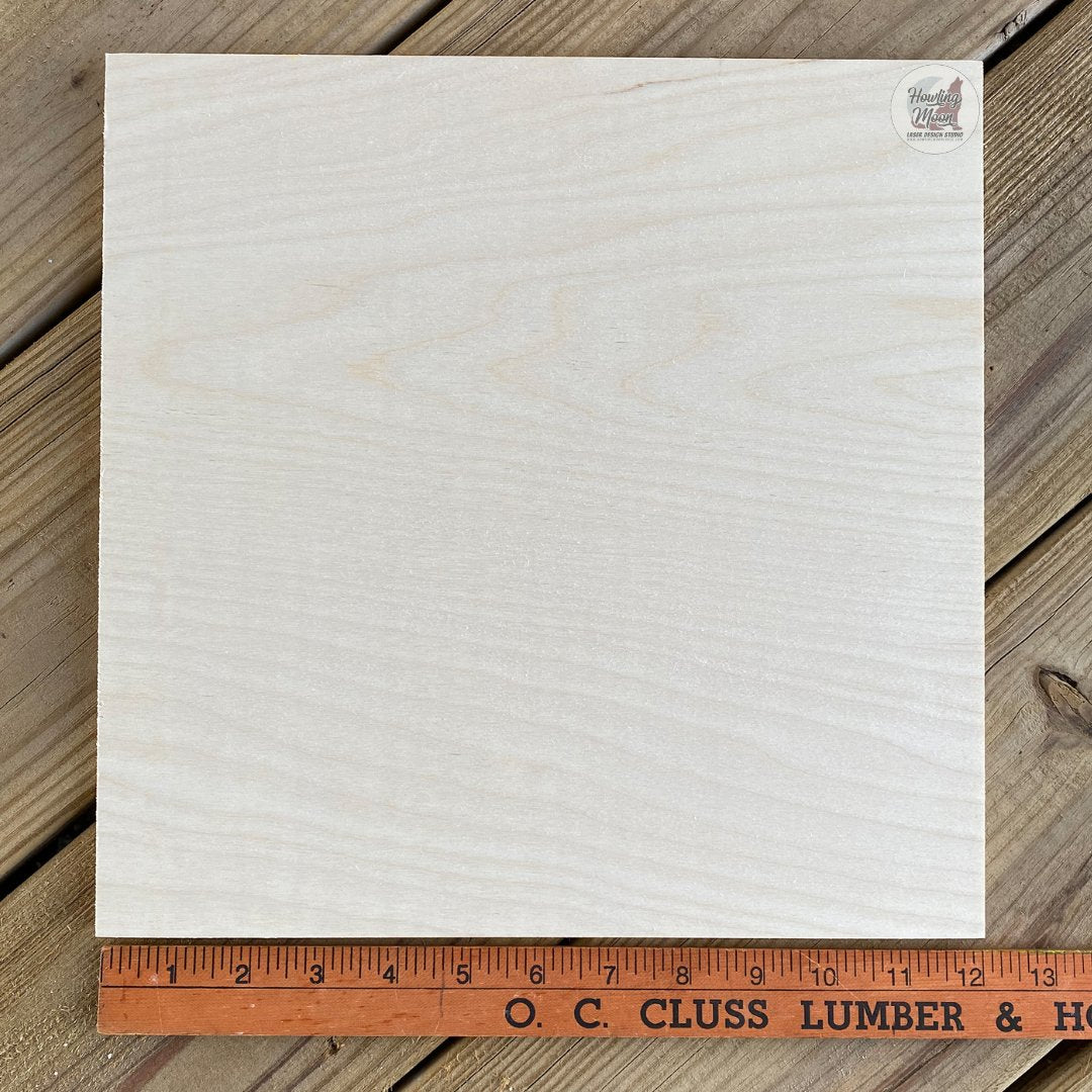9mm Wood Blanks Baltic Birch from Howling Moon Laser Design