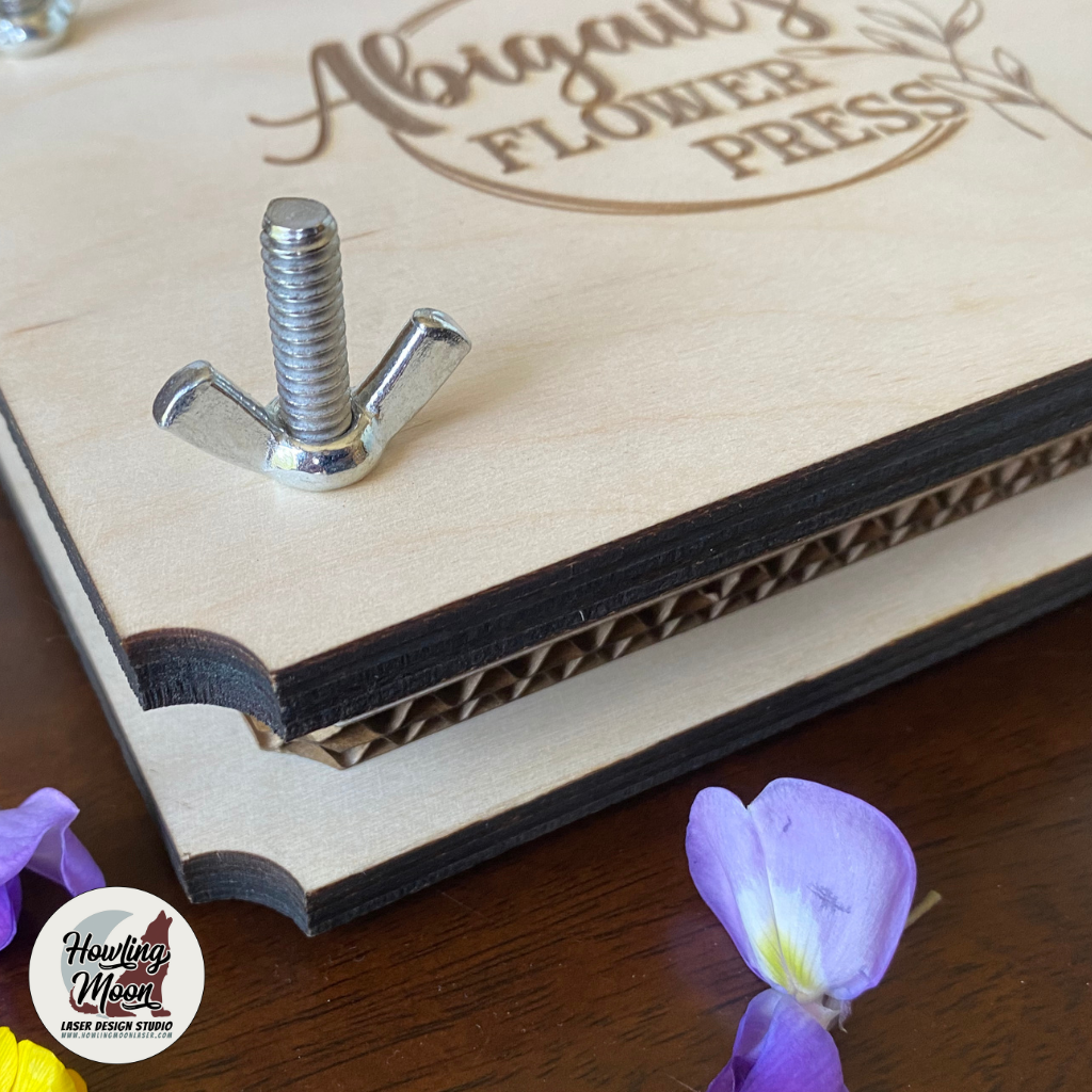 Personalized Heirloom Wooden Flower Press | Botanical | Boho | Wedding Gift