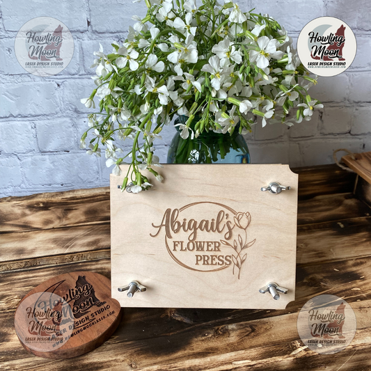Personalized Wooden Flower Press | Heirloom | Made in USA